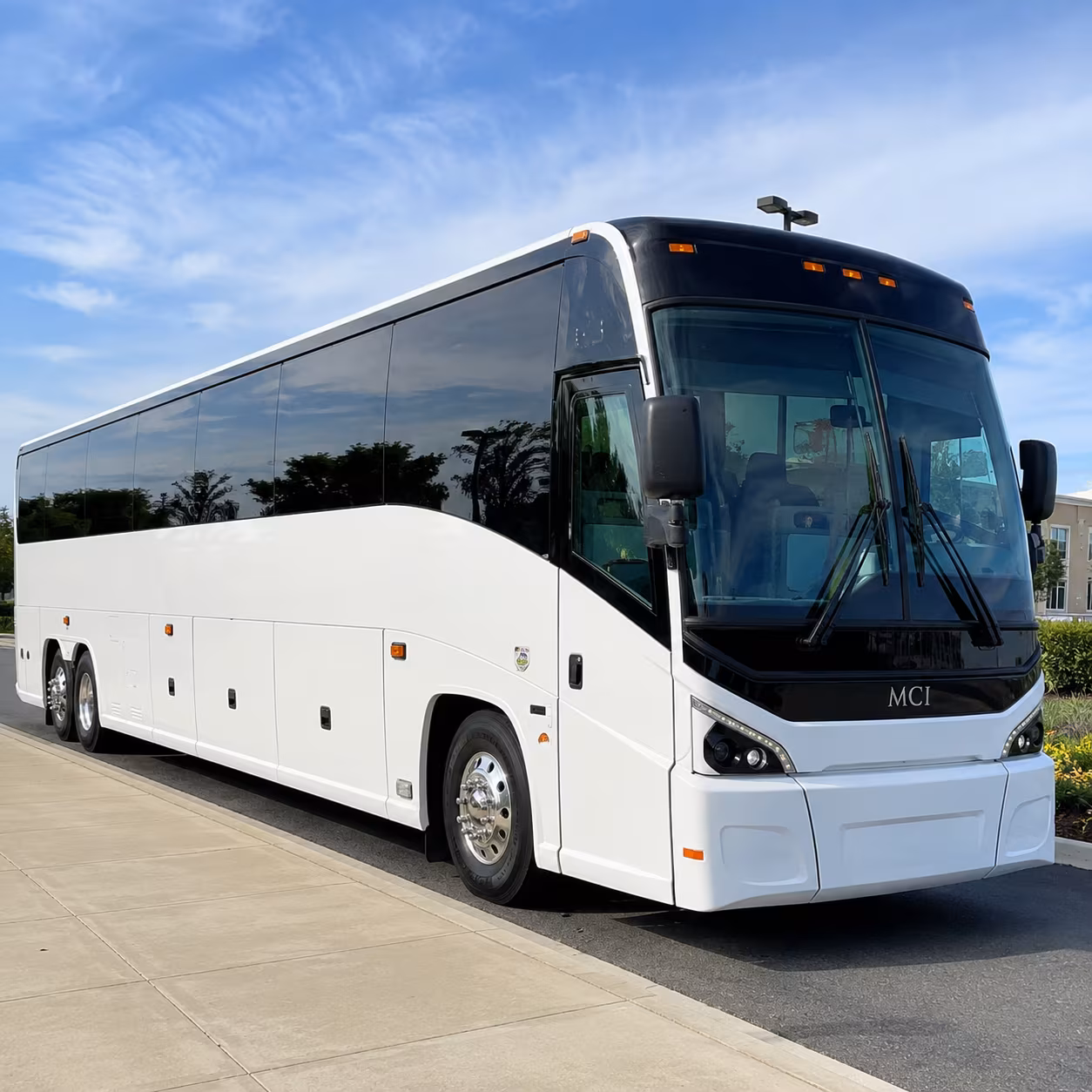 large church event buses for regional conferences and special services